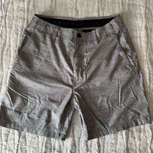 Hurley Charcoal and Black Casual Shorts